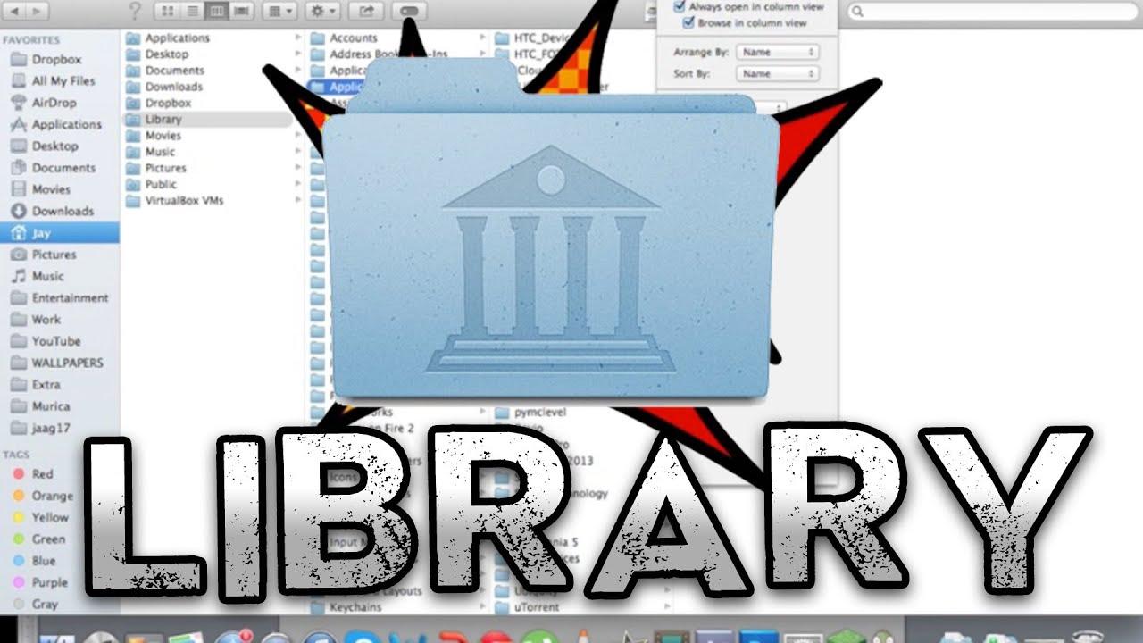 how to get library folder on mac