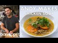 Andy Makes Chicken Soup with Sweet Potatoes | From the Test Kitchen & Healthyish | Bon Appétit