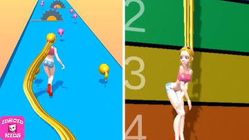 Hair Rush Walkthrough All Levels Gameplay Android iOS Ep 2