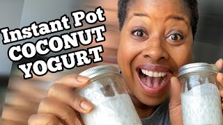 EASY Instant Pot Coconut Milk Yogurt (Vegan + Paleo) | Simon Crew Adventures | Mom of 7