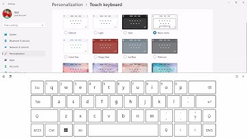 Windows 11- How to Enable Or Disable Touch Keyboard And How To Change Size & Theme Of Touch Keyboard
