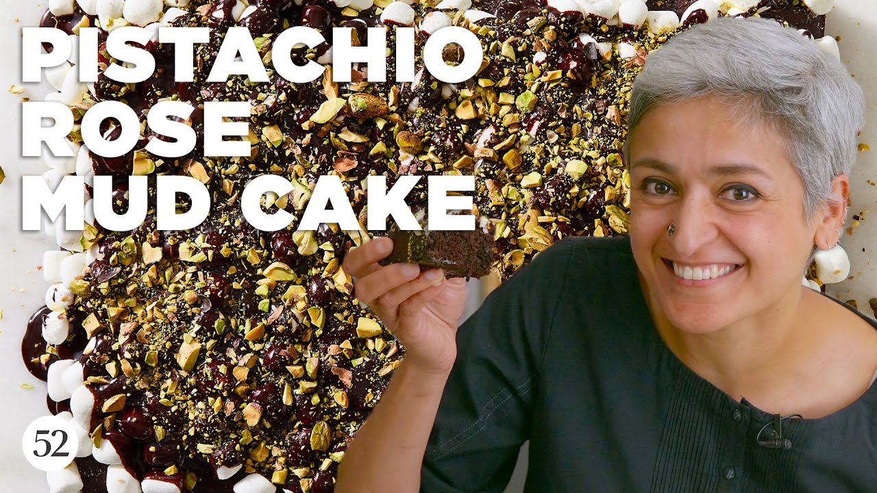 How to Make a Pistachio Rose Mud Cake   In The Kitchen With Chetna Makan