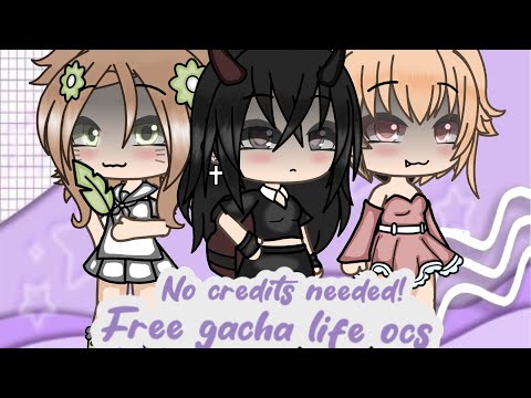 Free ocs gacha life TikTok 🍦🥎 