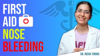 Nose Bleeding  First Aid and Causes | [First Aid  Nose Bleeding] | in HINDI