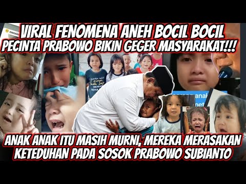 VIRAL❗FENOMENA ANEH BOCIL BOCIL PECINTA PRABOWO SUBIANTO BIKIN GEGER MASYARAKAT