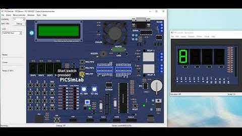 PICSimLab - CA1 Display ID on SevenSegment