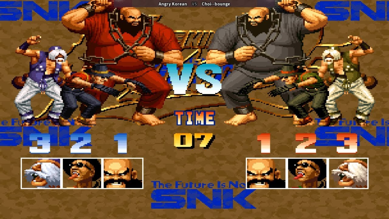 KOF95 The King Of Fighters 95 拳皇95 Angry Korean (kr) vs Choi--bounge (kr)  킹오브파이터즈95 27.03.2022 - YouTube