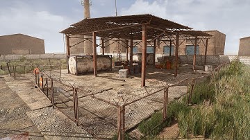 UE5 Vertex Painting - Unreal Engine 5 ( ABANDONED FACTORY / Railway industrial zone )