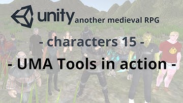 Unity 5 Tutorial: Characters 14 - UMA Tools in action
