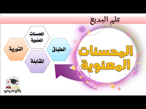 المحسنات المعنوية الطباق المقابلة التورية علم البديع البلاغة