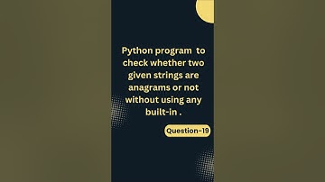 anagram check#python#education