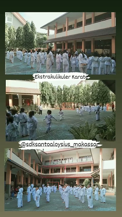 Kegiatan Eksrakulikuler Karate  #karateka #eskul #catholic