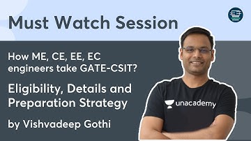 How ME, CE, EE, EC engineers take GATE-CSIT? | Eligibility, Details and Preparation Strategy