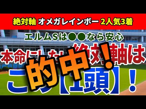 エルムステークス2022【絶対軸1頭】公開！先行力だけでは好走が難しいレース！エルムSは臨戦過程と脚質からアノ馬一択！