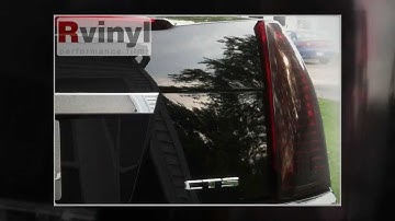 Tail Light Tint - 2008-2012 Cadillac CTS - Install Video Slide-Show
