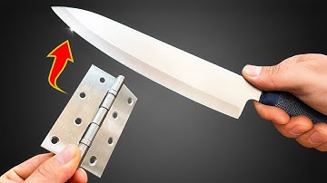 Razor Sharp KNIFE in Just 1 Minute! The Secret Millions Regret Not Knowing Sooner