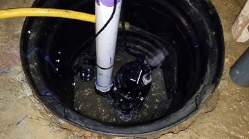 DIY Sump Pump Install Discharging Water From Crawl Space