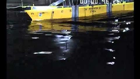 Parametric roll experiment