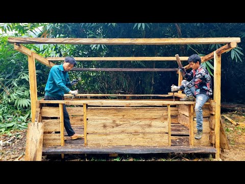 How to make a pig pen & Pig house design - The lives of two brothers 
