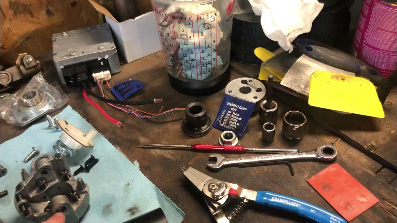 68 mustang electric power assisted steering (EPAS) install part 1 Ididit tilt column