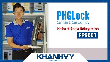 Review khóa vân tay PHGLock FP5501 đa năng dùng cho cửa nhôm, cửa sắt