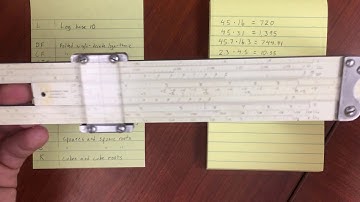 Slide Rule - Multiplication