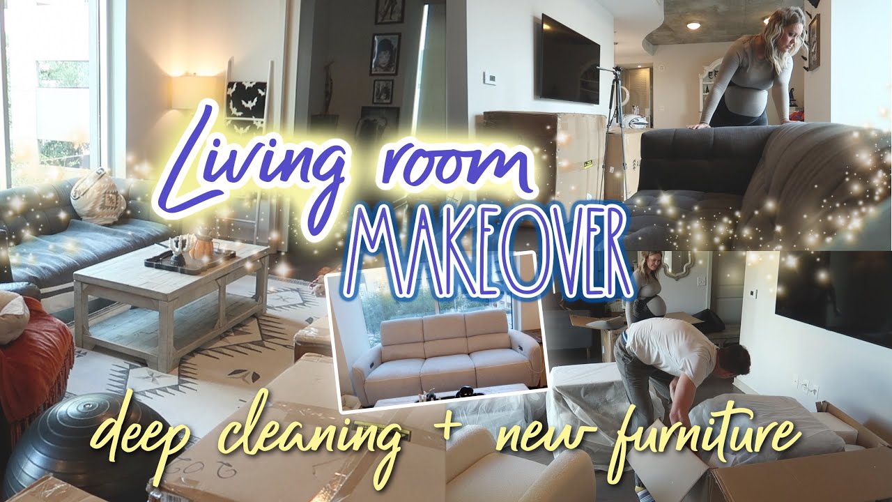 NEW! LIVING ROOM MAKEOVER NEW FURNITURE FROM ALIVING HOME 💜 - YouTube