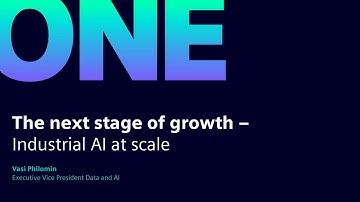 AI Factories Explained – Executive Vice President Data and AI, Vasi Philomin