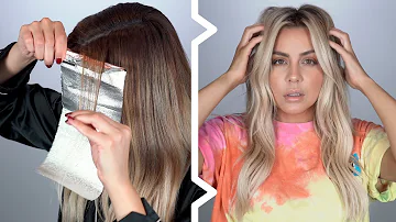 How do you do a balayage at home?