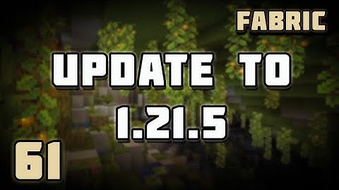 Update to 1.21.5 - Fabric Modding Minecraft 1.21.5 | #61