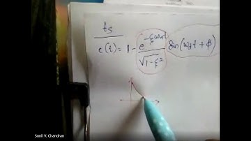 13.CONTROL SYSTEM-TIME DOMAIN SPECIFICATIONS OF SECOND ORDER SYSTEM-PART 2 GOOGLE MEET 20 OCT