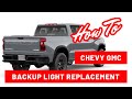 Upgrade your Chevy Silverado / GMC Sierra Backup Lighting
