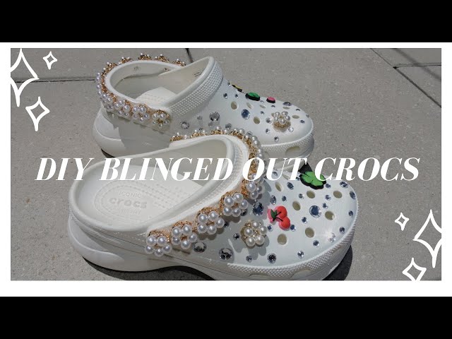 DIY BLINGED OUT CROCS 