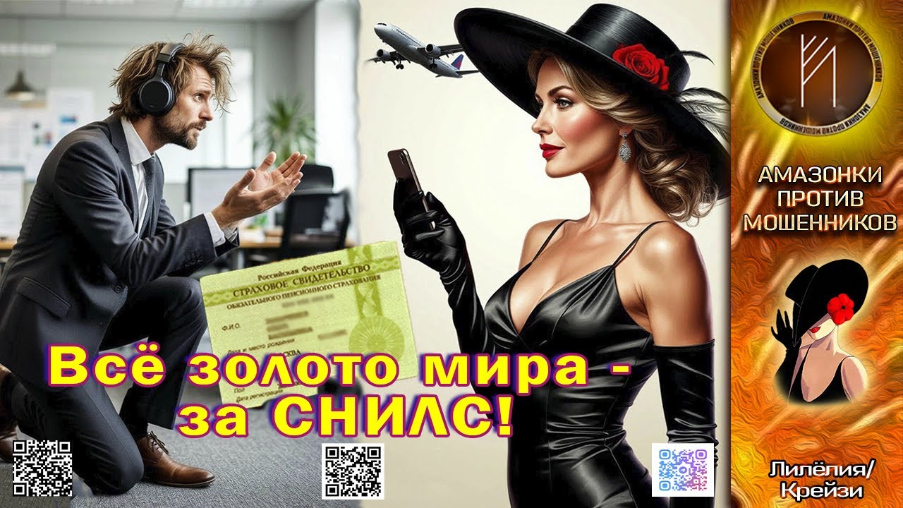 ЛИЛЁЛИЯ. Меняю СНИЛС на яхту с самолётом. Телефонное мошенничество #скам #аферисты #антимошенники