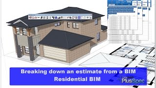 Estimating and Quantity Take Offs from BIM Models in PlusSpec for SketchUp