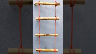 Great Tips Of Tying Ladder. #Knots #Shorts