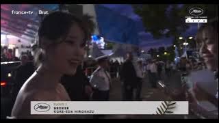 [IU] Lee Jieun interaction with her UAENA’s at the red carpet @festivaldecannes