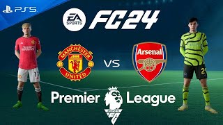 EA FC 24 - Manchester United    Arsenal - Premier League 23/24 | Full Match  PS5™  [HD 1080p