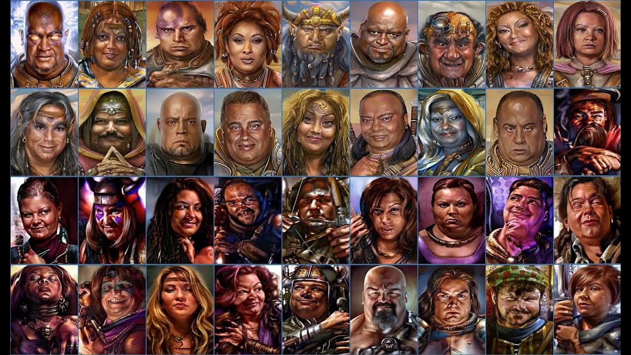 pillars of eternity portraits for baldurs gate