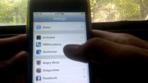 (Cydia Tweak) Create Custom Gestures And Shorcuts To Open An Application With Gesturizer