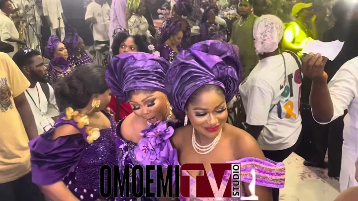 IYABO OJO ,TOYIN ABRAHAM ,SEYI EDUN , DAYO AMUSA HONOR MERCY AIGBE AT HER MOTHER BURIAL PARTY 