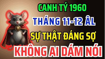 SỰ THẬT ĐÁNG SỢ Mà Không Ai Dám Nói Về Canh Tý 1960 2 Tháng Cuối 2025 - Bỏ qua lỡ cả 1 đời !