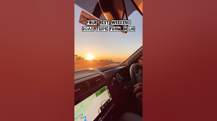 Best weekend roadtrips from Delhi #roadtrip #drive #delhi #weekendtrip #weekend #vacation #trip