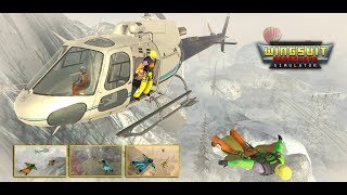 Wingsuit Parachute Simulator skydiving games free (By High Flame Studio) screenshot 4