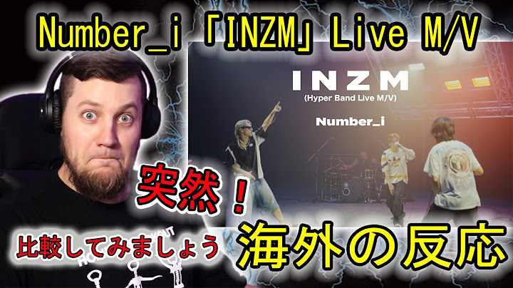 Number_i "INZM" (Hyper Band Live M/V) | REACTION