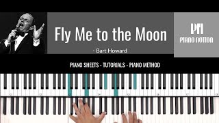 Fly Me to the Moon - Tony Bennett - Frank Sinatra (Sheet Music - Piano Solo - Cover - Tutorial)