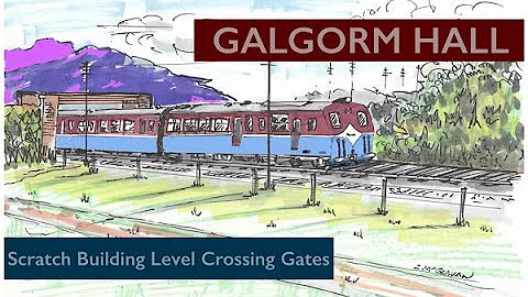 Building A OO Gauge Model Railway: Scratch Building Level Crossing Gates