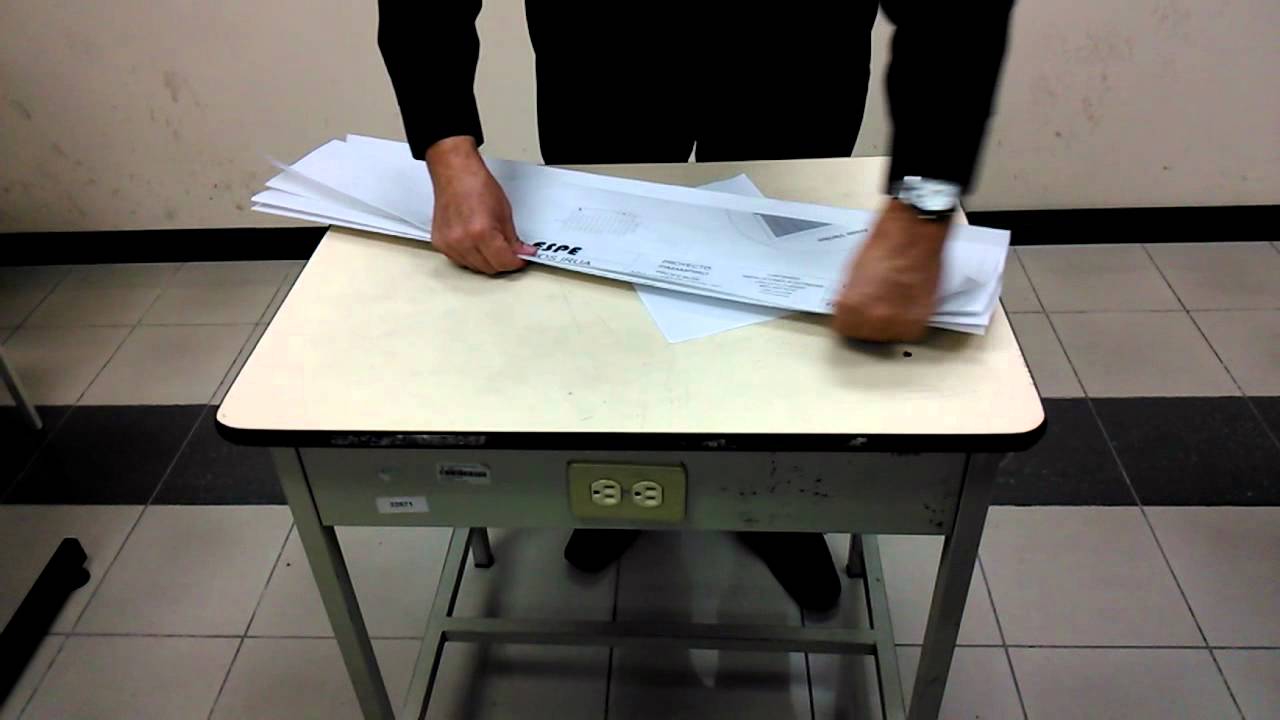 Como doblar una hoja A0 YouTube