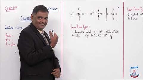 Class 10 - Chemistry - Chapter 10 - Lecture 4 Lewis Acid-Base Concept  - Allied Schools