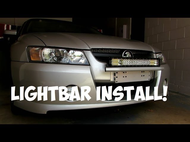How To Install A Lightbar  Sponsored by Vicoffroad.com.au 